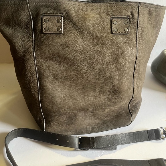 LUCKY BRAND slouchy leather hobo tote w/crossbody strap - Picture 2 of 11